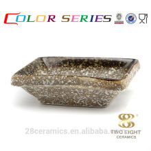 Wholesale italian stoneware items, guangzhou square plate for dessert